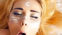 Light Elf Deep Sucking Big Dick and Sensual Fucking – Cum