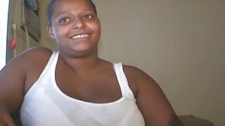 Oreo Ho Fatty with Nice Smile Returns to Suck White Penis and Yap Happily