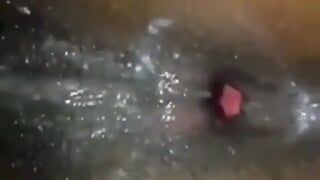 Jamaican teen gets lil ass hole open